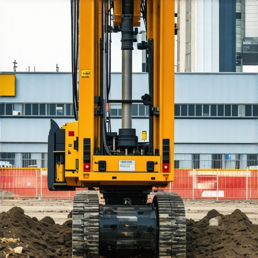 Modern vacuum excavation device equipped with sensors operating in city construction zone