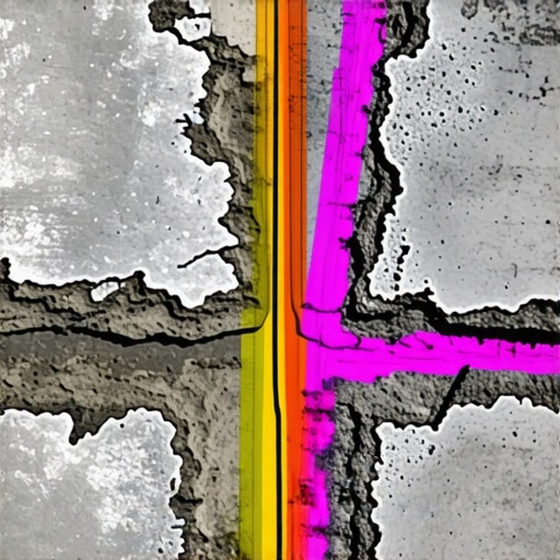 Radar imaging of underground utilities beneath old concrete structures