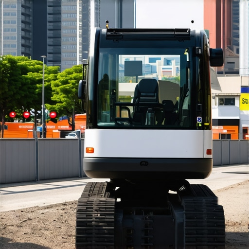 Robotic vacuum excavation unit with sensors working in city trenching site