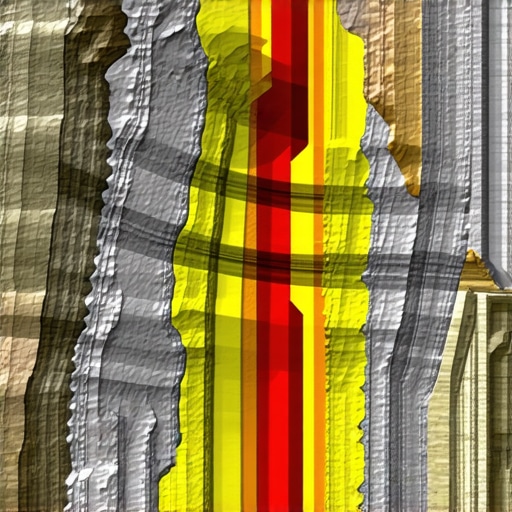 Bioengineered Borehole Stabilization Microscopic view of microbes inducing mineral deposits around a borehole in shale formation.