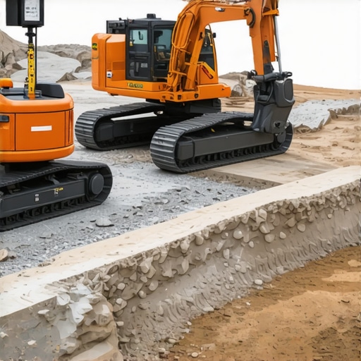 Cutting-edge underground excavation technology demonstrating sensors and automation. Futuristic underground trenching with advanced geotechnical instruments and robotic excavation systems.
