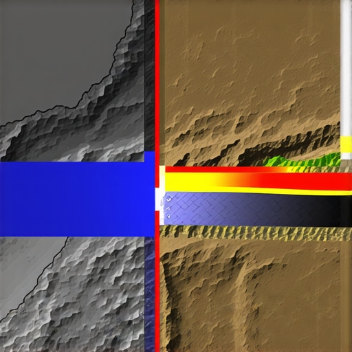 Digital Twin Excavation Visualization Graphic showing digital twin modeling of underground soil and excavation tools
