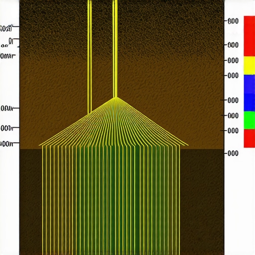 Illustration of nanomaterials and sensor arrays reinforcing soil in underground construction