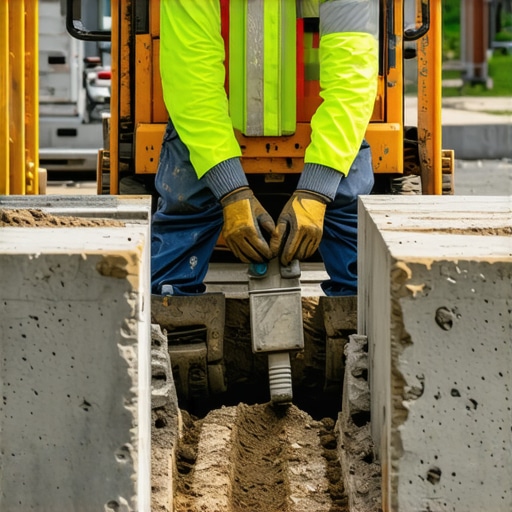 How to Trench Through Old Concrete Foundations Safely