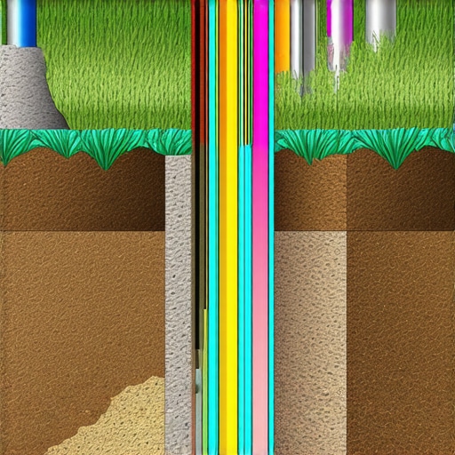 Innovative Heavy Wet Soil Stabilization Techniques Diagram of saturated soil with sensors and nanomaterials for stabilization.