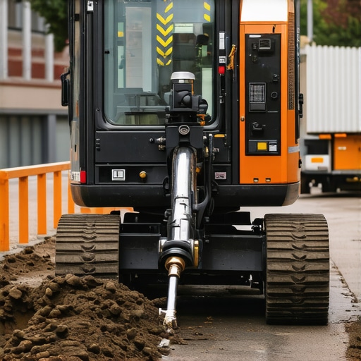Modern vacuum excavator utilizing real-time soil sensors in urban environment