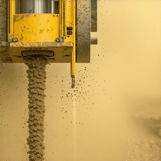 Nanotech material being injected into soil to improve stability during excavation