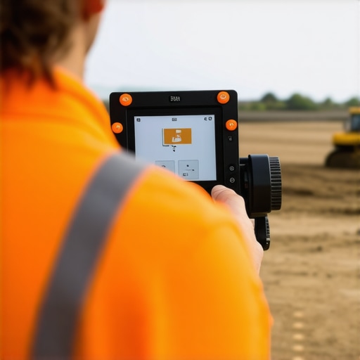 Soil sensors measuring moisture and temperature in an excavation site
