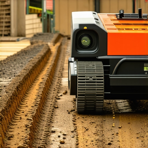 Robotic Soil Assessment in Construction Robotic sensors conducting soil analysis underground in an urban environment.