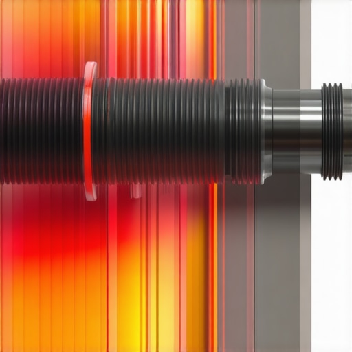Close-up of sensor technology embedded in hydrovac hoses for continuous vacuum pressure measurement